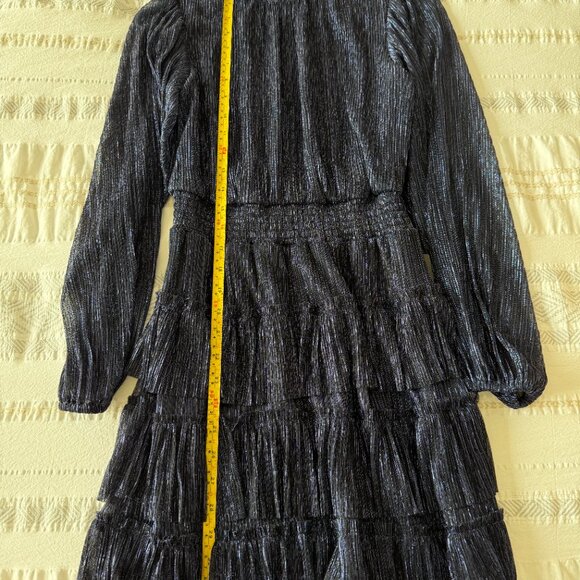 Blue Sparkly Express Party Dress - Picture 4 of 4